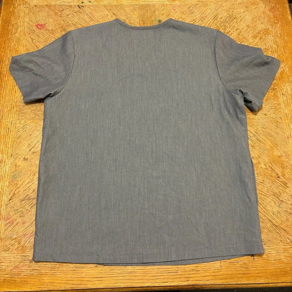 Figs Technical Collection XL Mens Scrub Top Gray Work Hospital #5998 - Picture 2 of 6